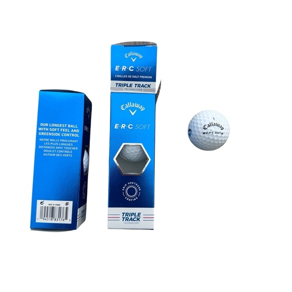Callaway ERC Soft Golf Balls Triple Track Tech Sleeve 3 Pack - Picture 6 of 6